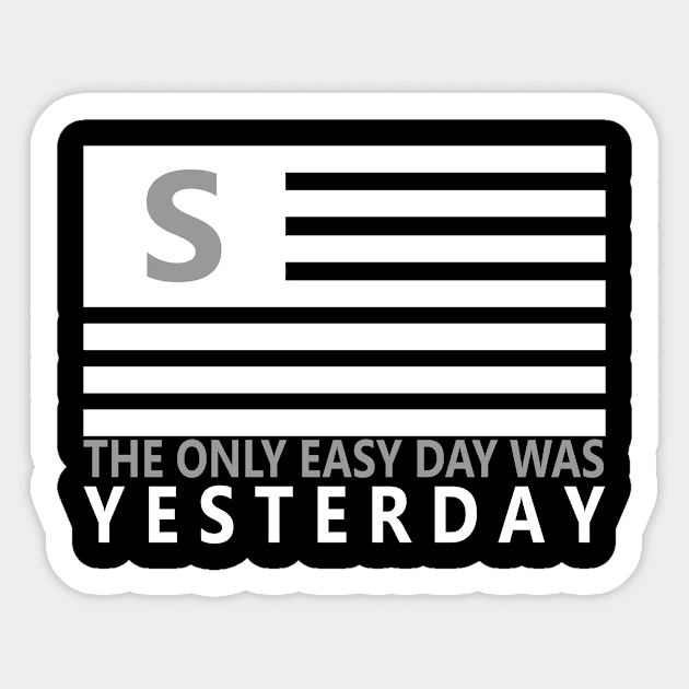 US-Navy Seals motto Shirt Sticker by stepsize